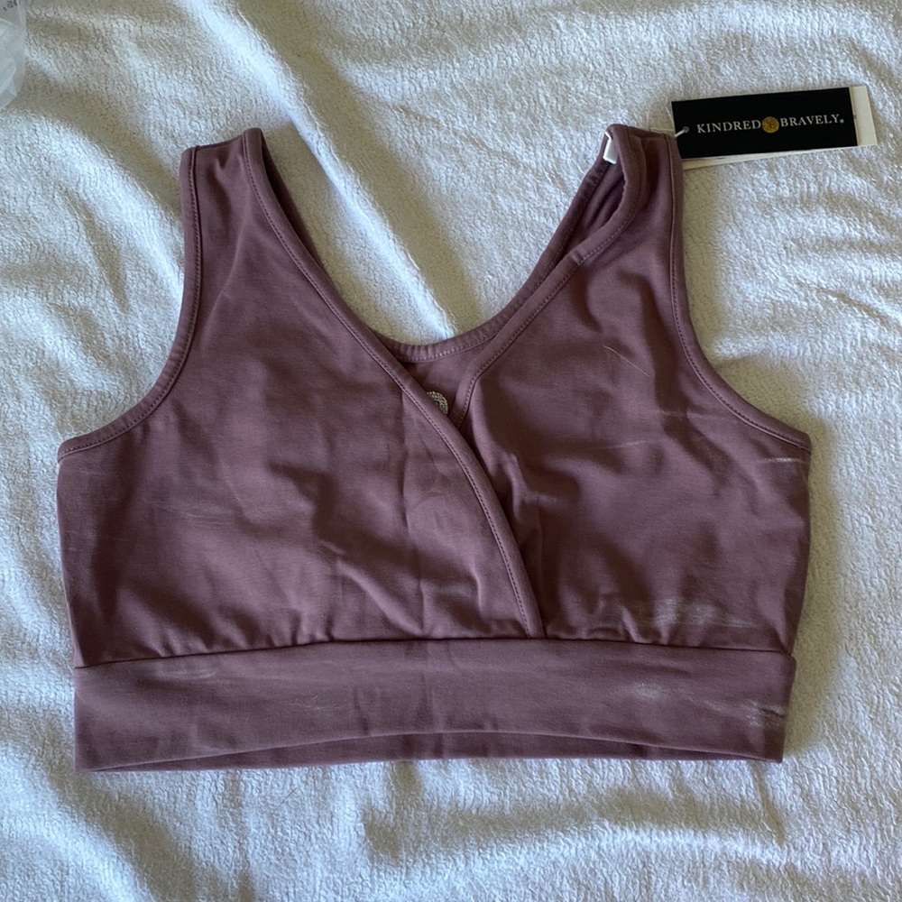 NWT Organic Cotton Nursing & Sleep Bra Kindred Bravely in Twilight
